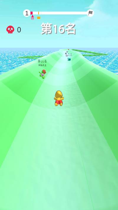 水上乐园滑梯竞速游戏