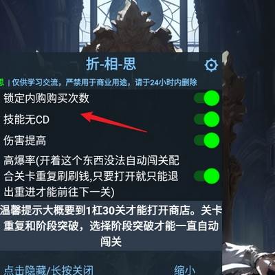 传说鬼剑士折相思内置菜单