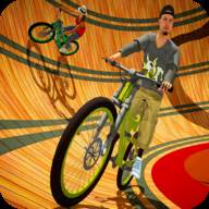 好死的自行车特技(Well of death bicycle stunt) 